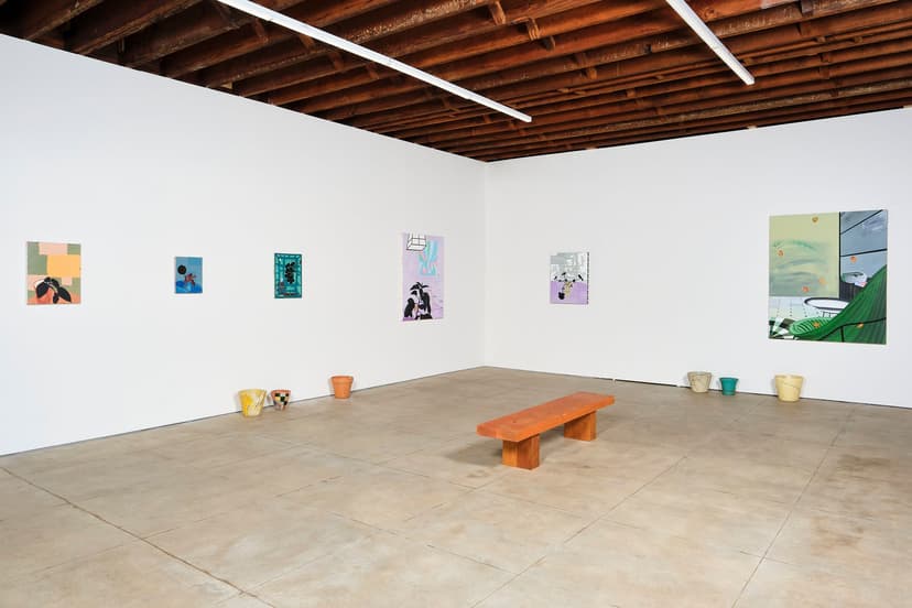Henri Paul Broyard, Black Florals, installation view, Tyler Park Presents, Los Angeles, 2026