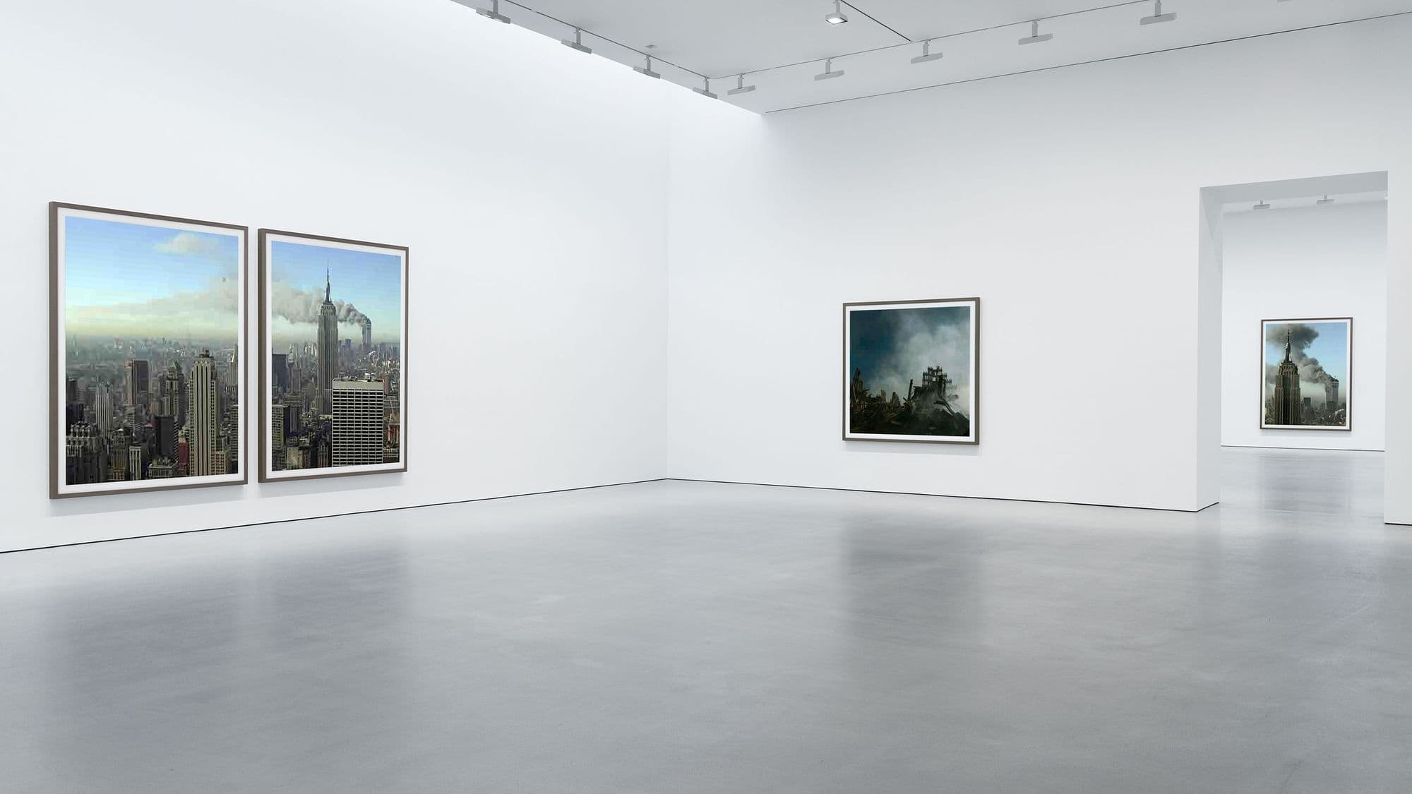 Installation view, Thomas Ruff: jpegs ny, David Zwirner, New York, 2026