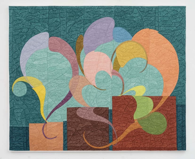 Matthew Phillips, Garden, 54 × 66 in