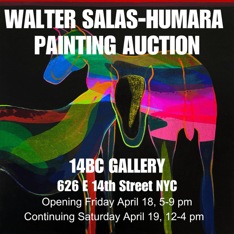 Walter Salas-Humara: Painting Auction