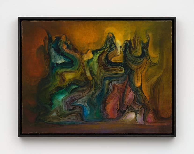 Alberto Valdés Untitled, c.1971 Oil on masonite 18 x 24 inches