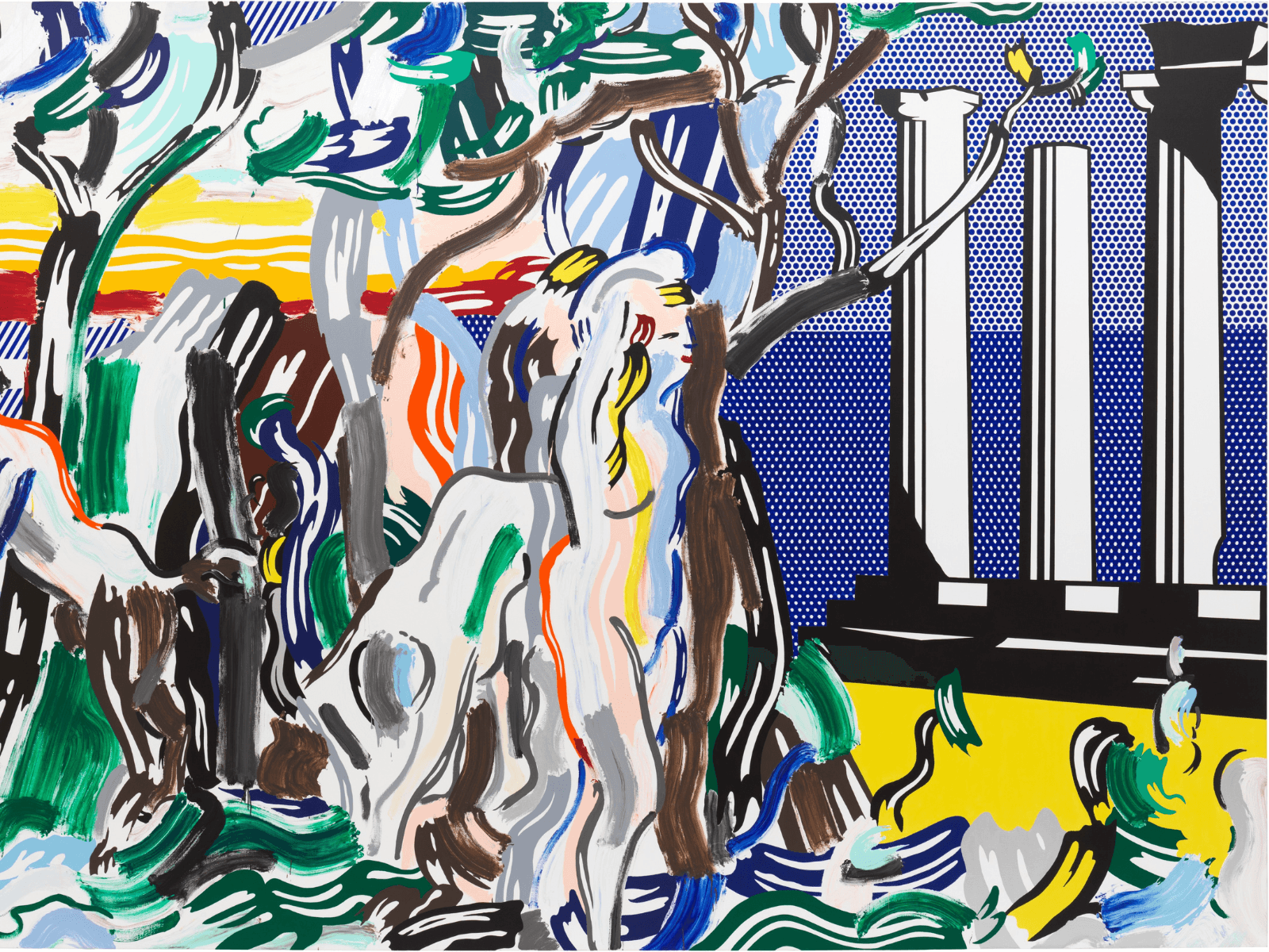 Roy Lichtenstein: Painting with Scattered Brushstrokes