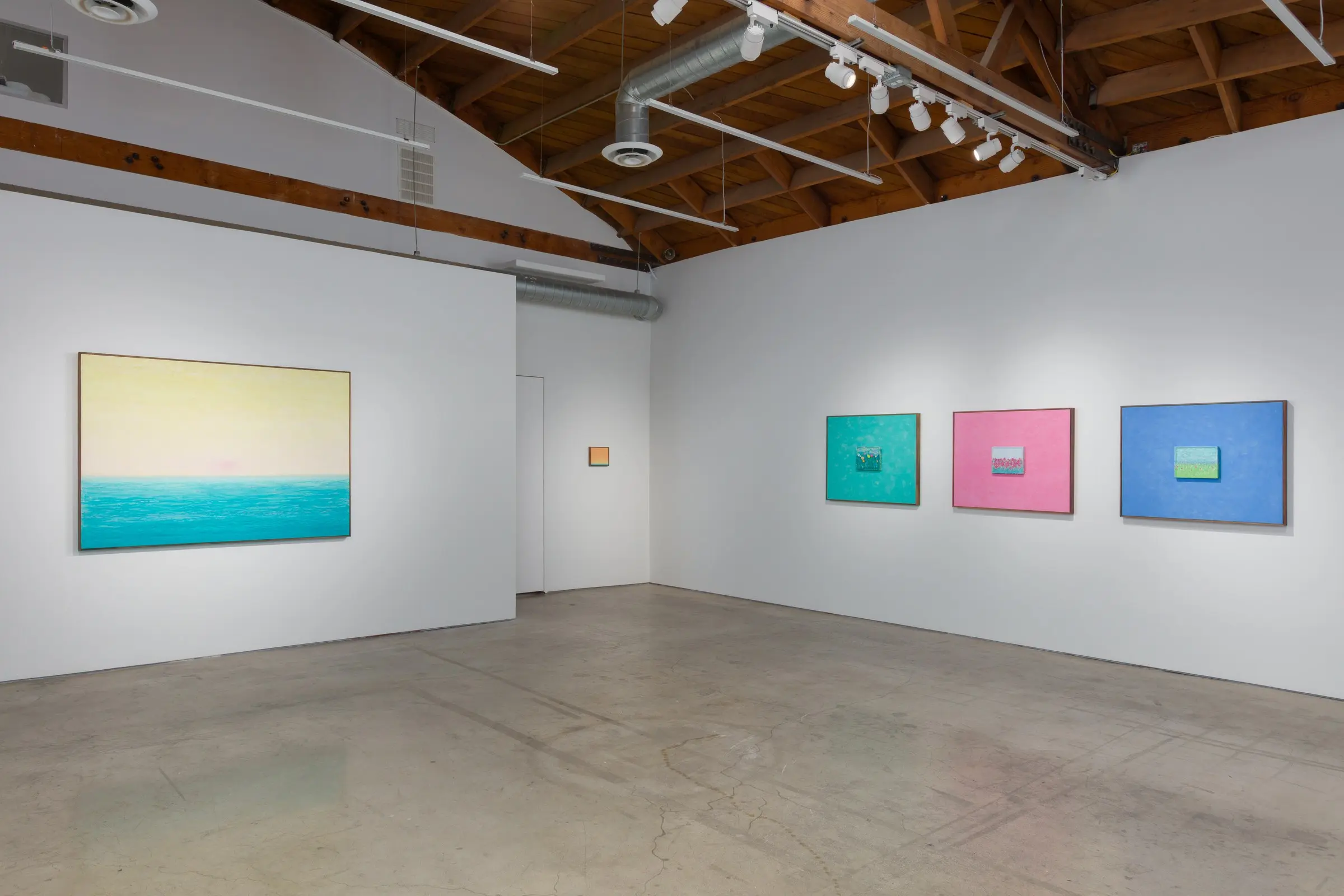 Yoab Vera, Intervals of Presence: pentimento y esperanza, installation view, Make Room, Los Angeles, 2026