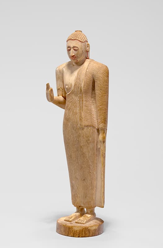 Sri Lanka, Buddha, 18th century, ivory with traces of pigment