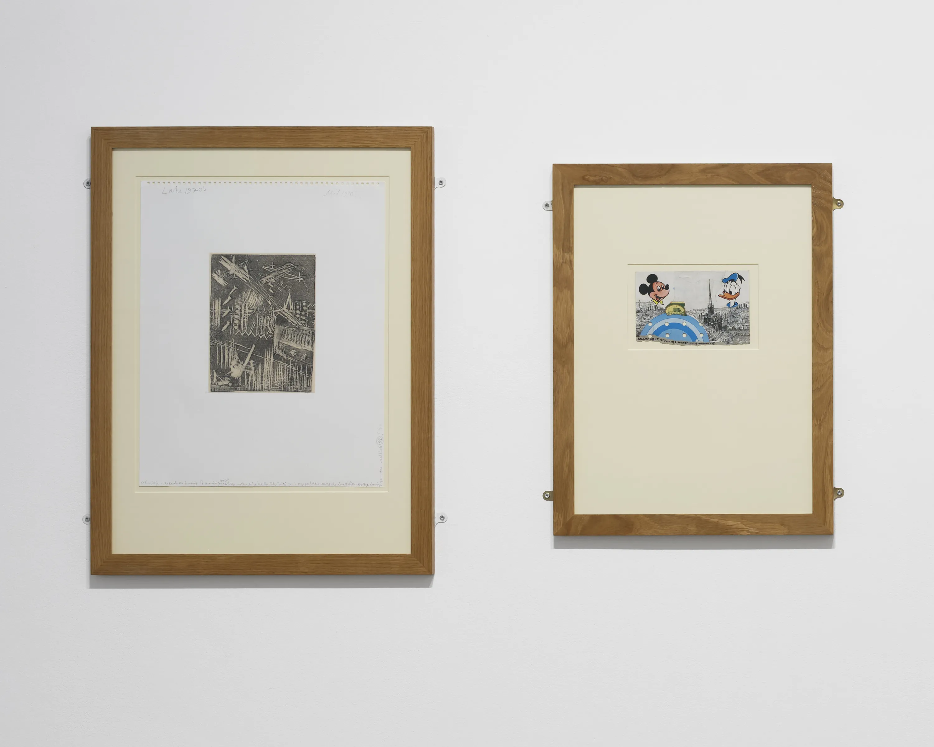 Installation view, Colin Self Unseen, Frith Street Gallery