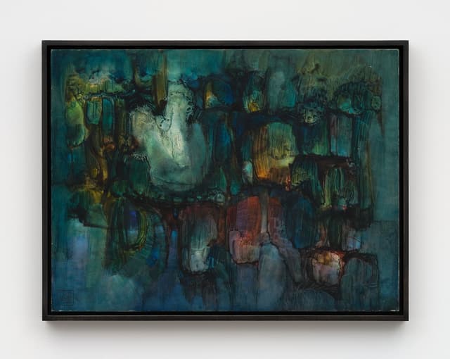 Alberto Valdés Untitled, c. 1971 Oil on masonite 18 x 24 inches