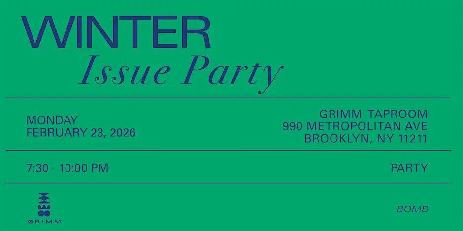 BOMB Winter Issue Party