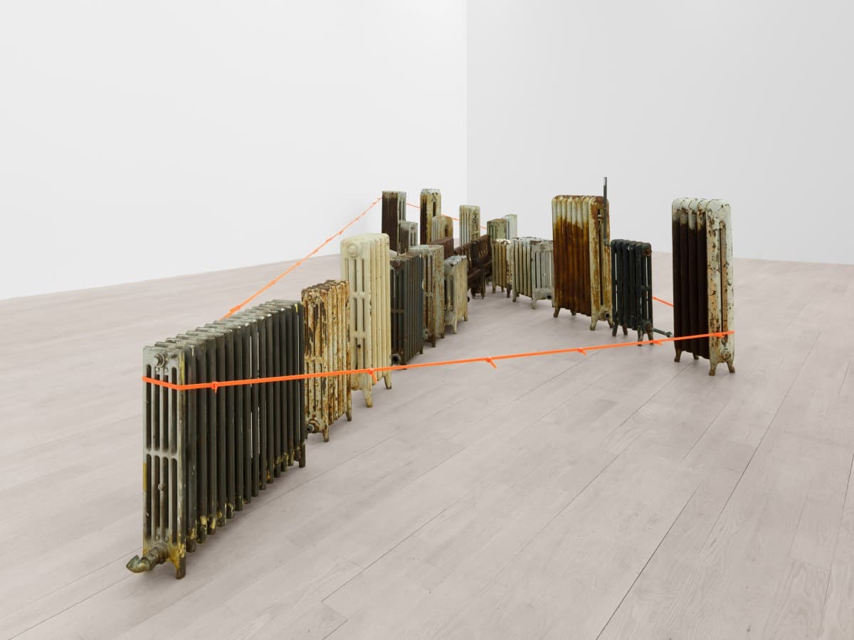 Bat-Ami Rivlin: Untitled (radiators, zip ties)