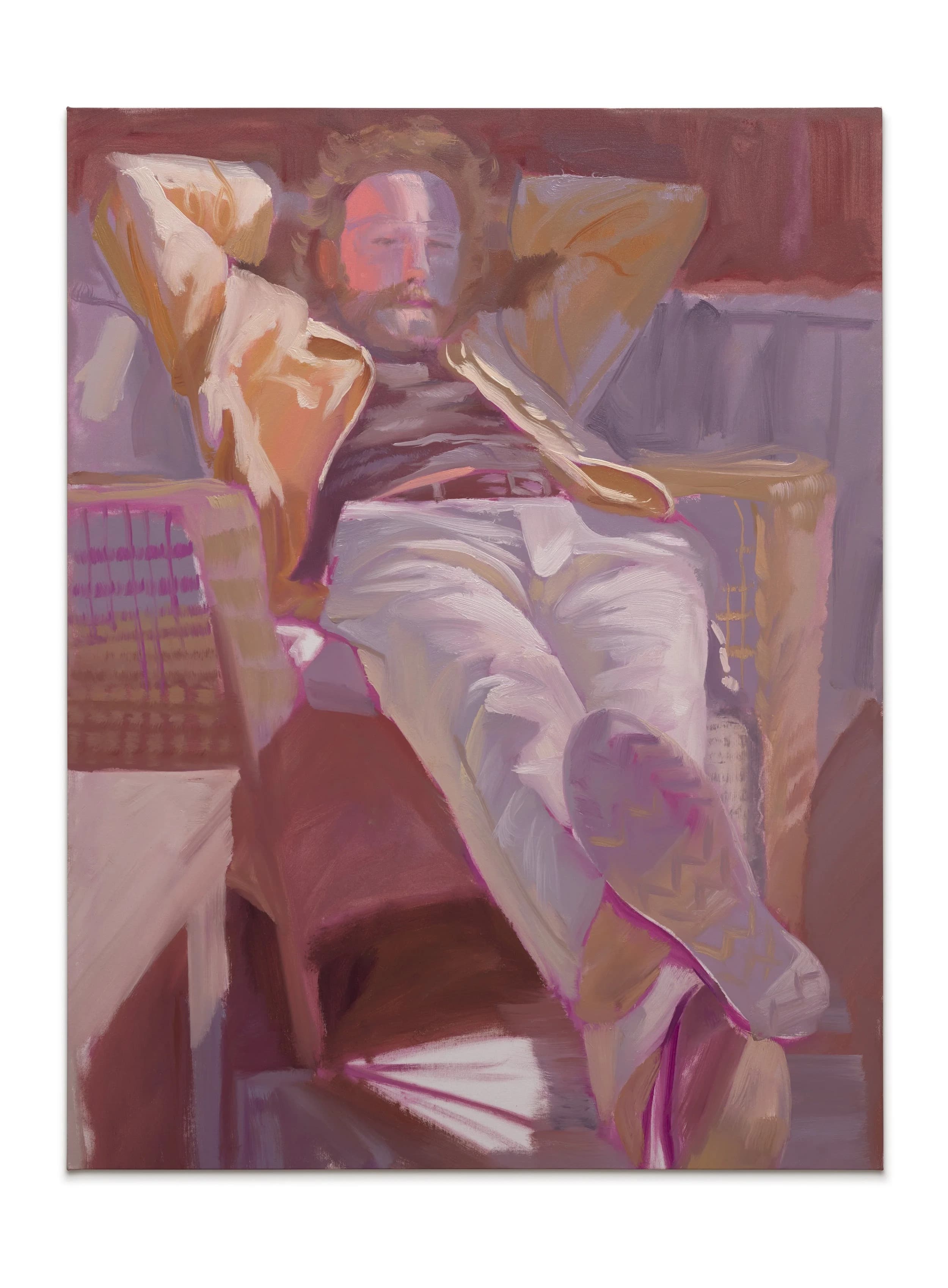 Self-Portrait Looking at the Sunrise