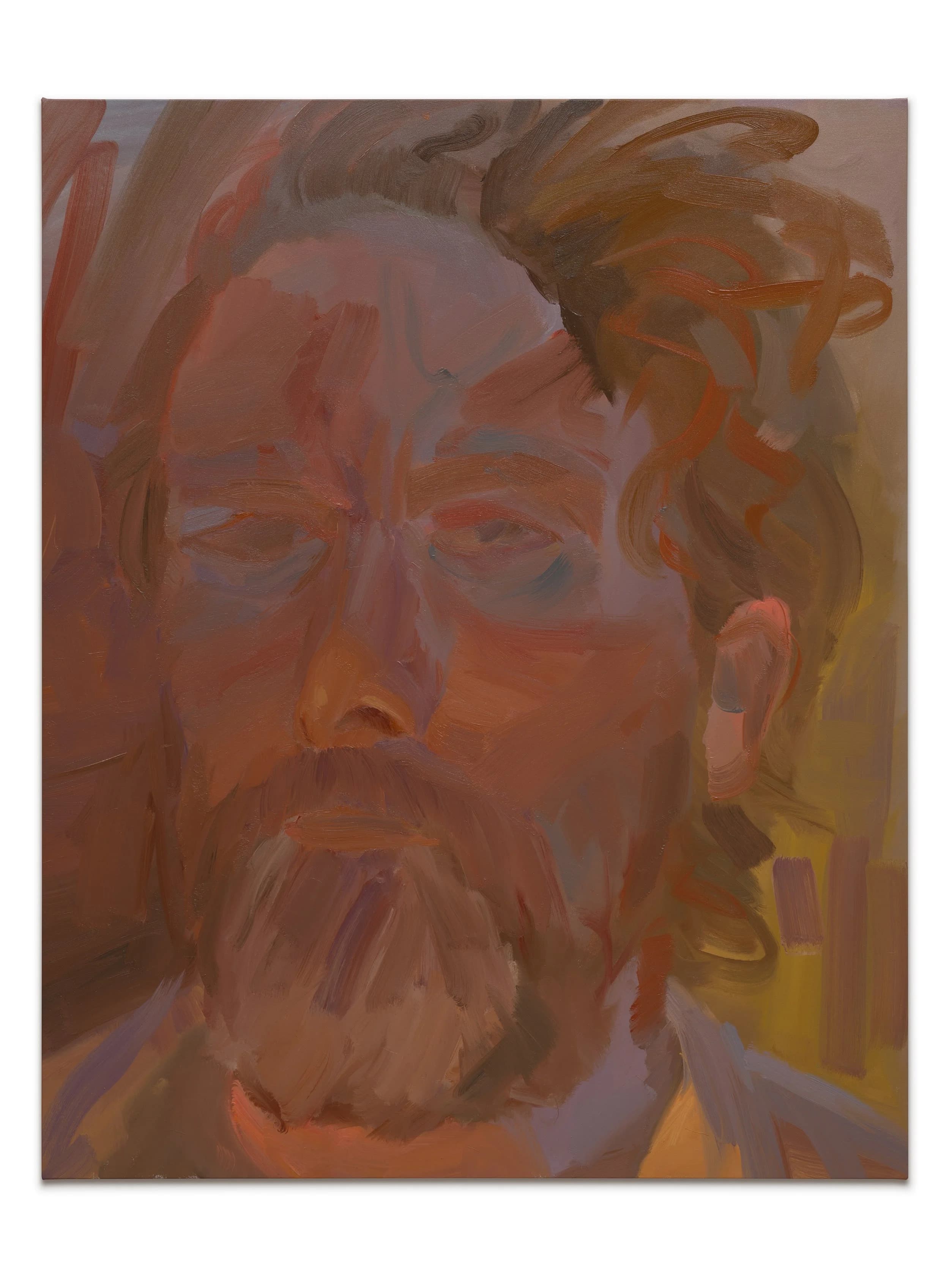 Self-Portrait Looking at the Sunrise