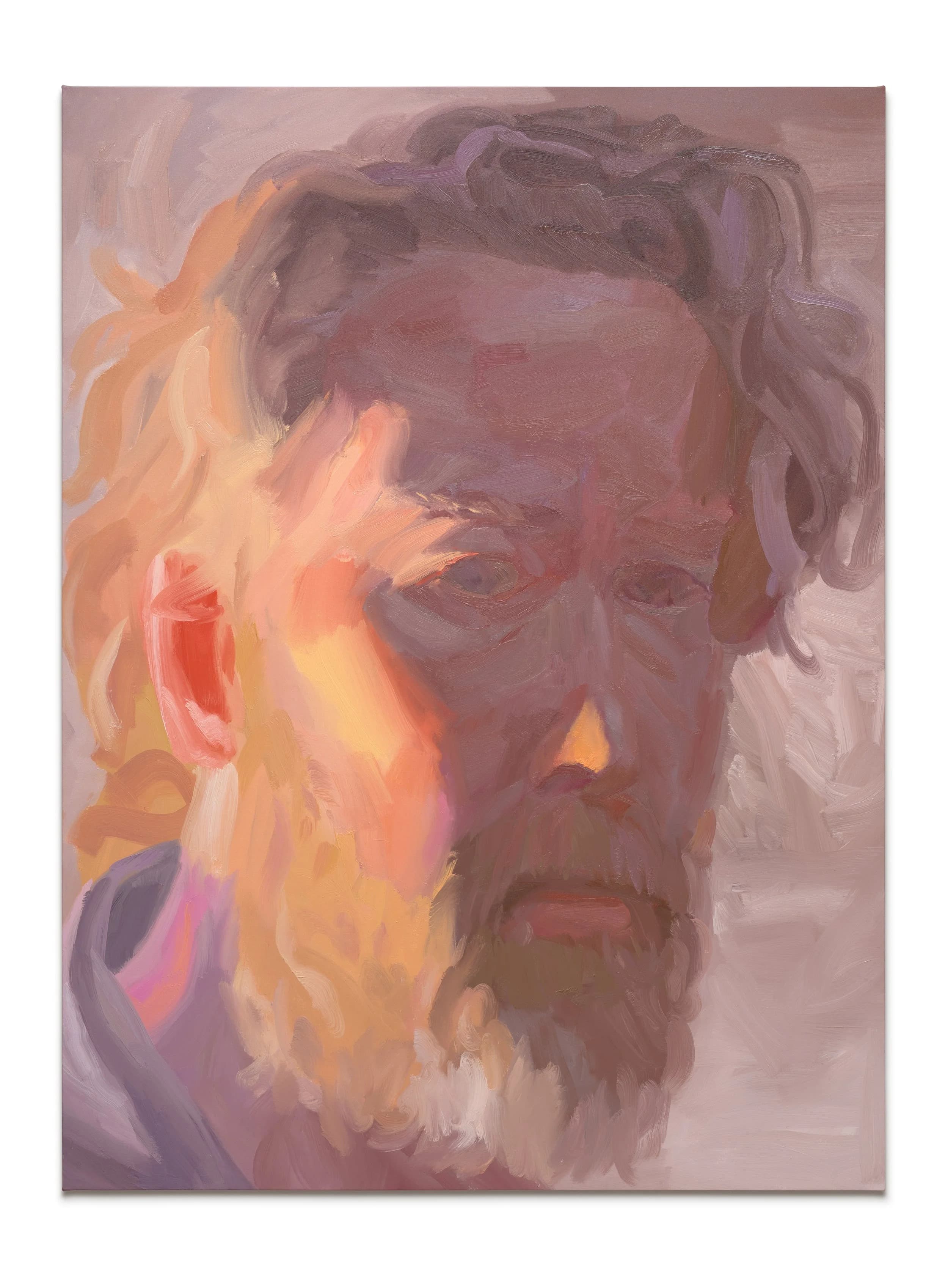 Self-Portrait Looking at the Sunrise