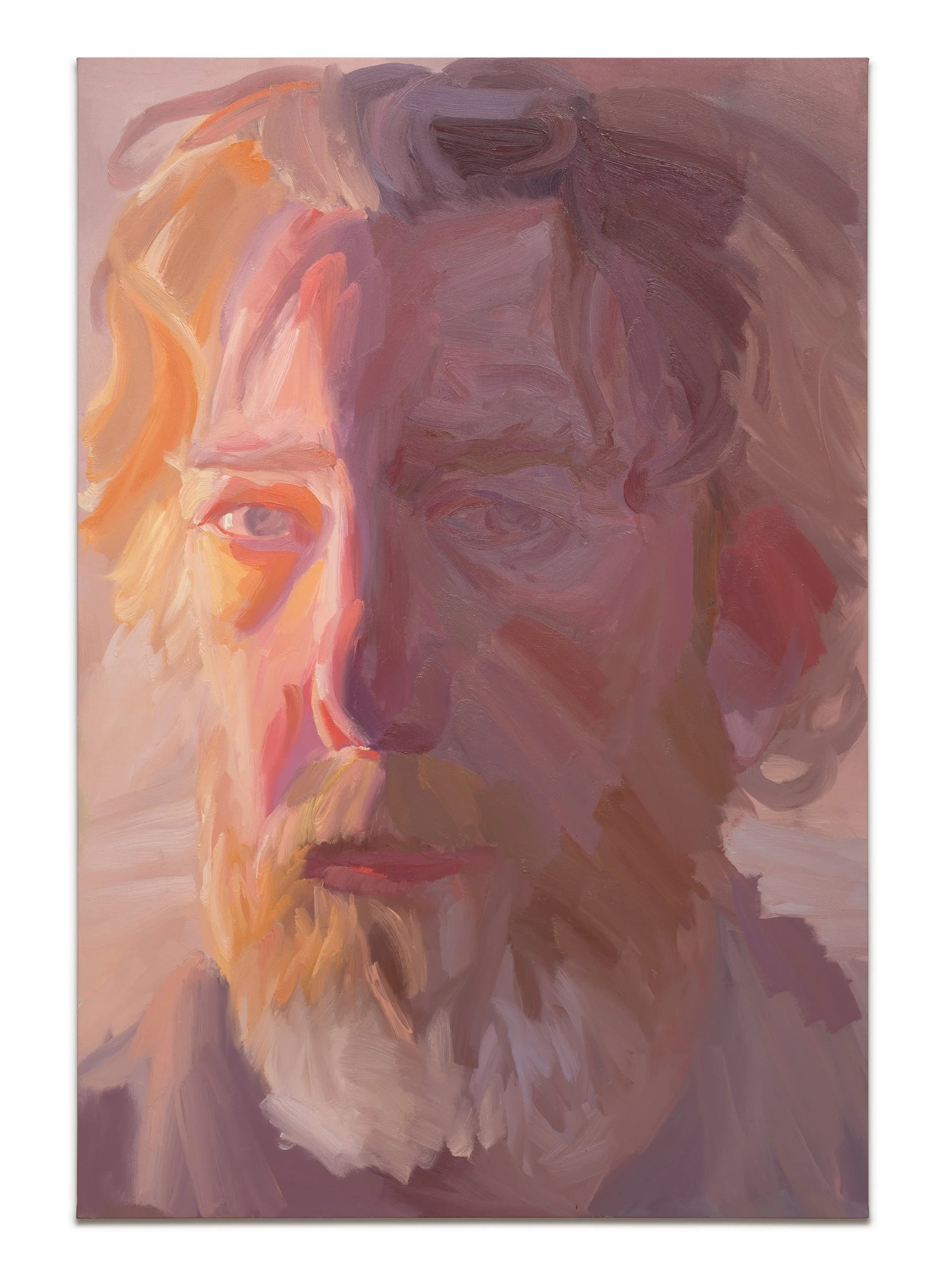 Self-Portrait Looking at the Sunrise