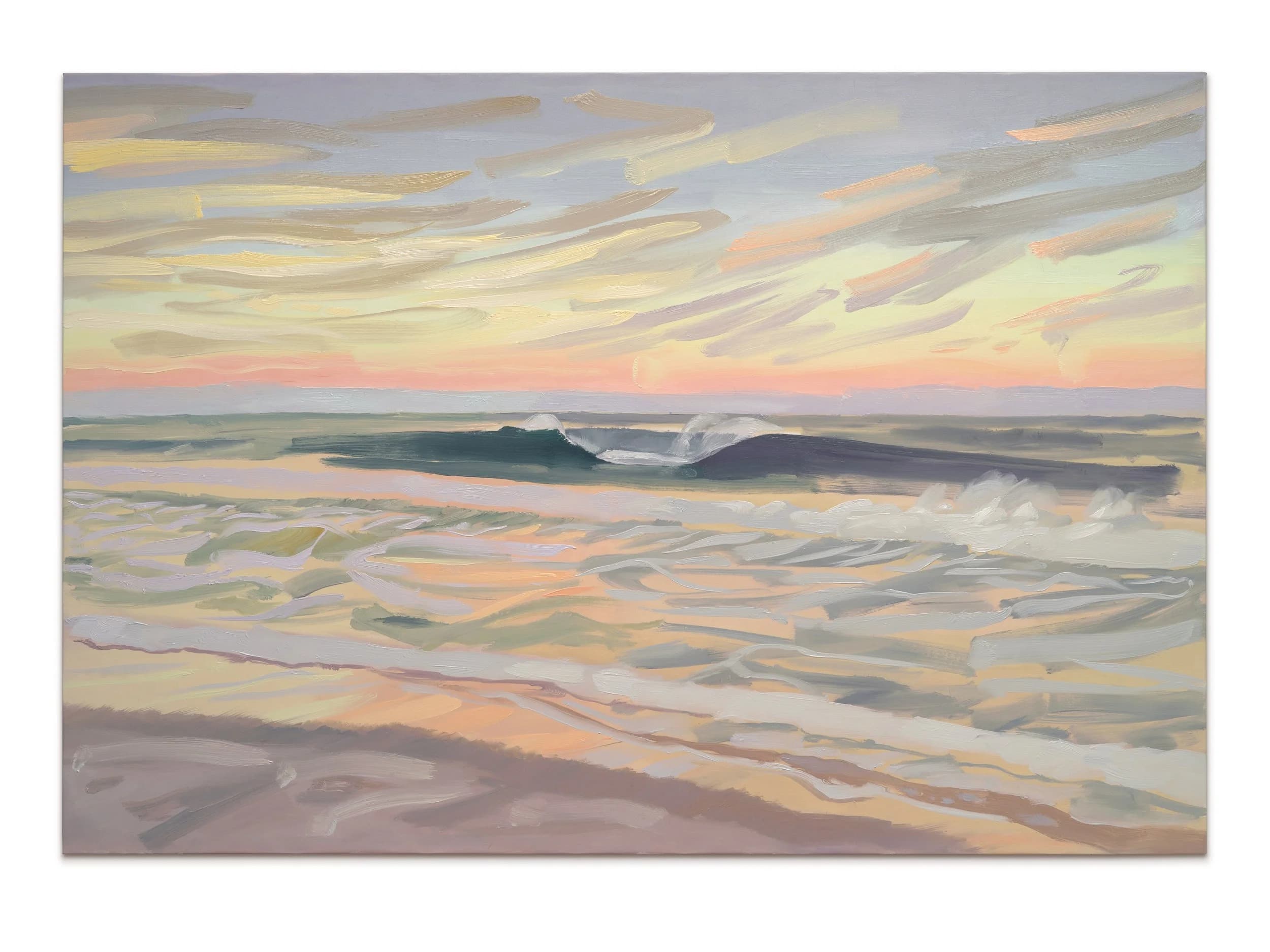 Self-Portrait Looking at the Sunrise