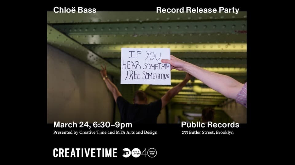 Chloë Bass Record Release Party