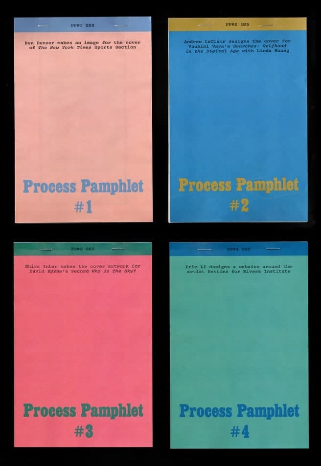 Process Pamphlets Publication launch + conversation