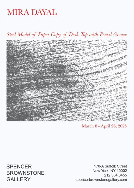 Steel Model of Paper Copy of Desk Top with Pencil Groove