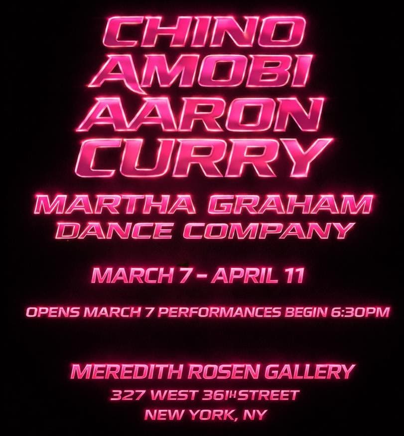 Chino Amobi, Aaron Curry, Martha Graham Dance Company
