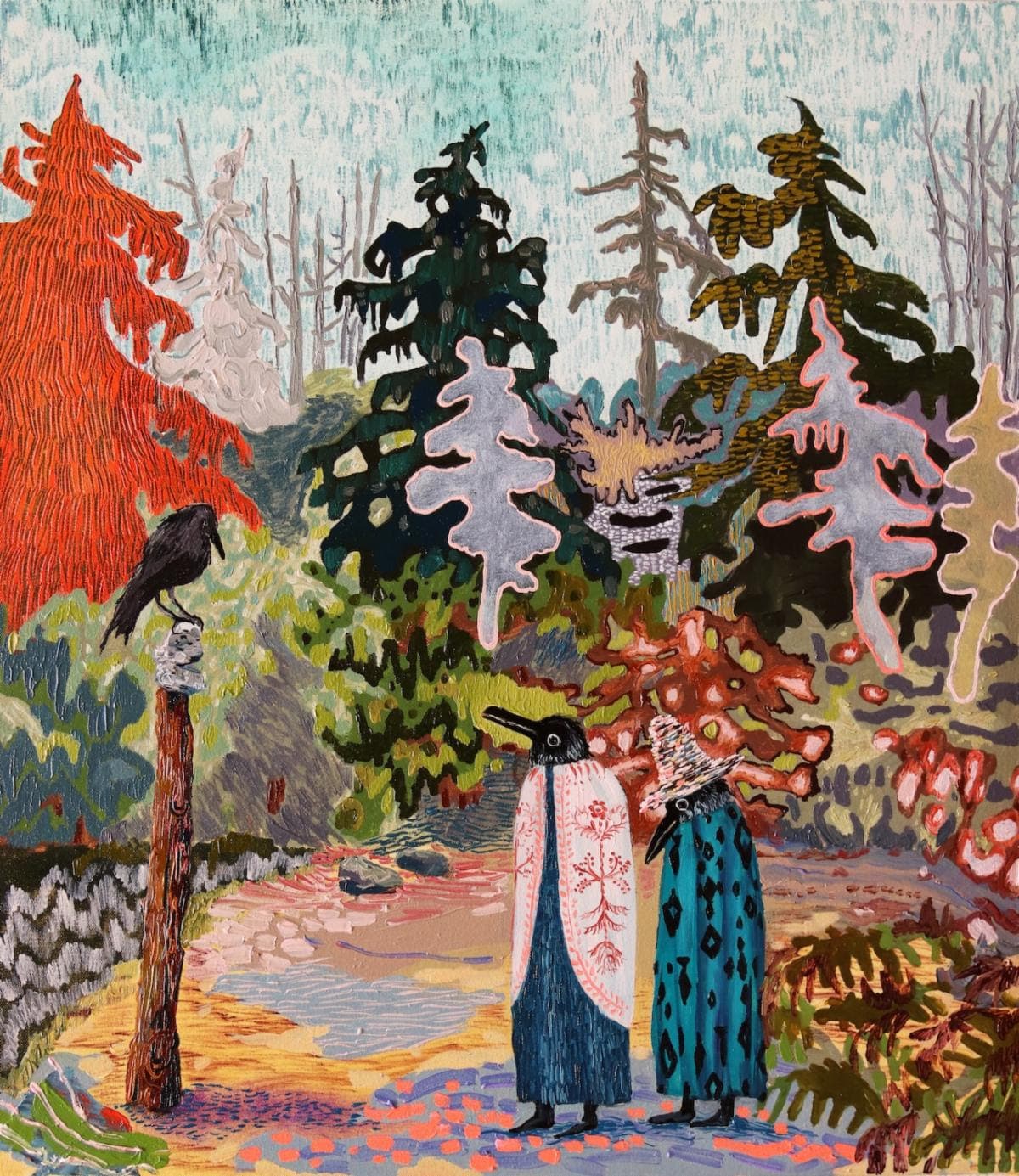 Melanie Daniel: Here a Dead Leaf Fell