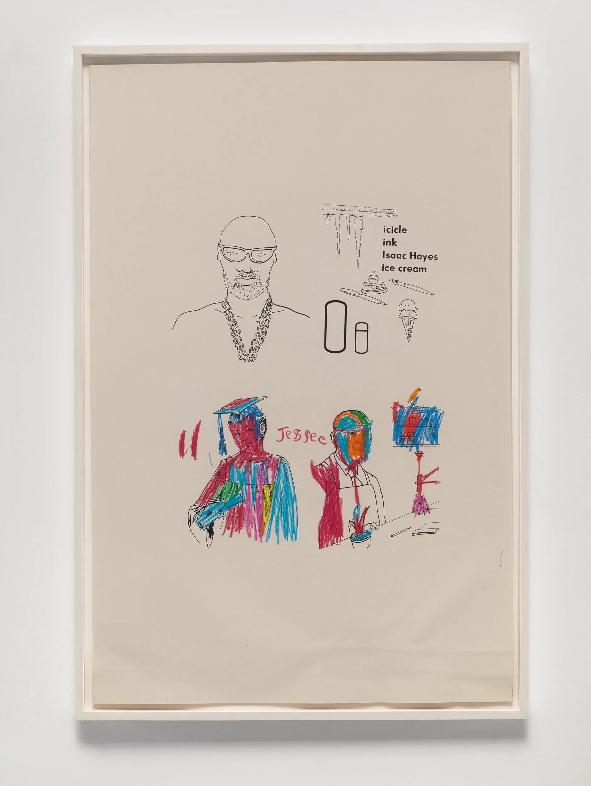 Isaac Hayes, Icicle, George Washington Carver, Graduating Girl #2 (2001)