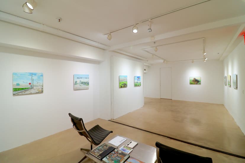 Installation view, Amer Kobaslija: Road Signs, George Adams Gallery, New York, 2026