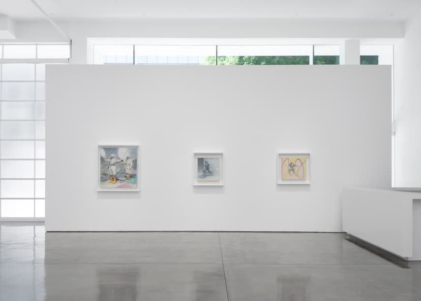 Installation view, Seeing Through: Jia Aili’s Parallel Paintings, Gagosian, Beverly Hills, 2026. Artwork © Jia Aili Studio. Photo: Jeff McLane