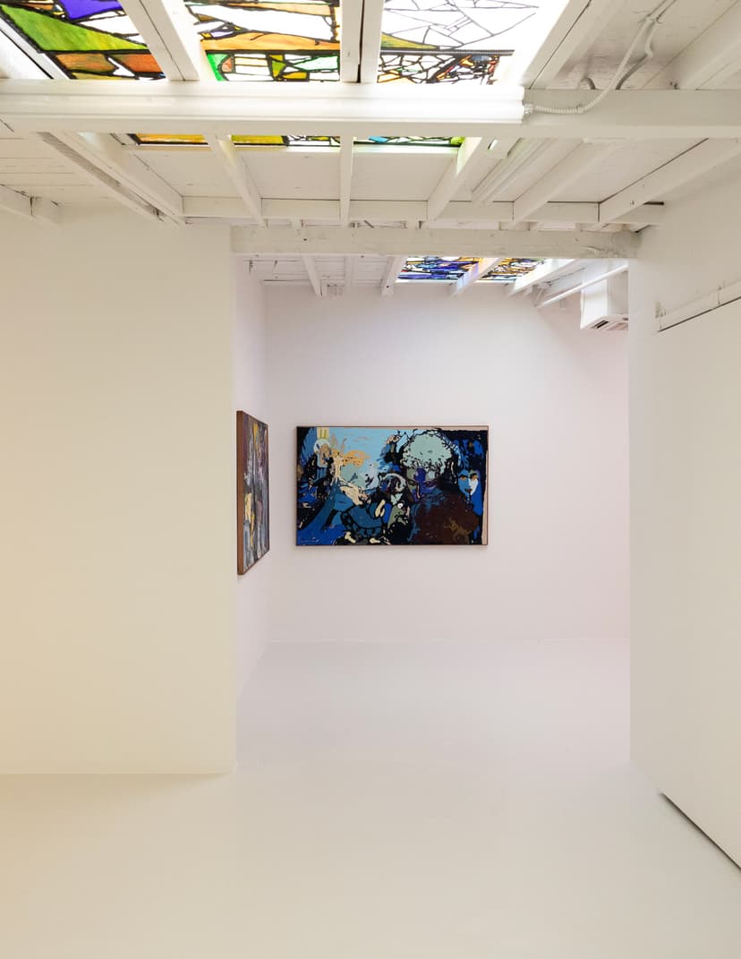 Installation view, Chris Lux: I'd sit inside a bottle and pretend that I was in a can, GGLA (Guerrero Gallery), Los Angeles, 2026
