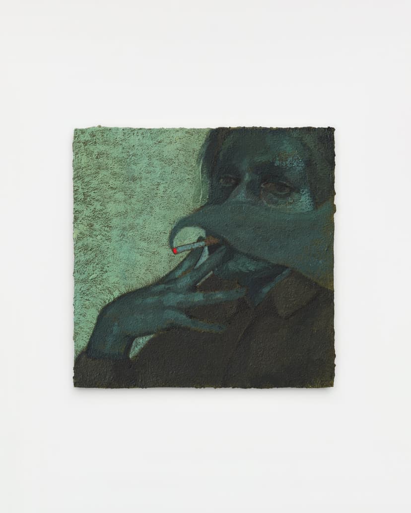 Alessandra Acierno, "Margaret," 2026 Oil on board 8 x 8 in (20 x 20 cm)