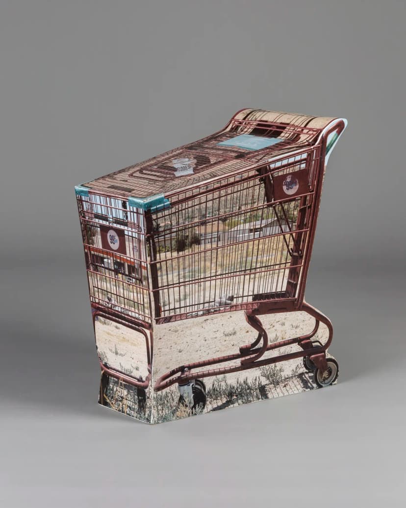 Ry Rocklen, 99 and Sunny, 2024. Ceramic, glaze, glaze decal 9 3/4 x 11 x 6 inches 24.8 x 27.9 x 15.2 cm.