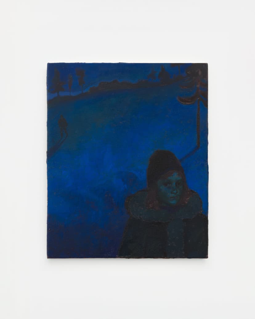 Alessandra Acierno, "Ordinary Circumstances," 2026 Oil on canvas 19 1/2 x 16 in (51 x 41 cm)