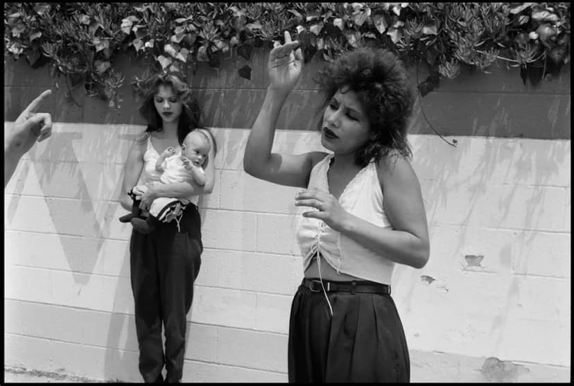 Graciela Iturbide, Sin Titulo, White Fence, East L.A.