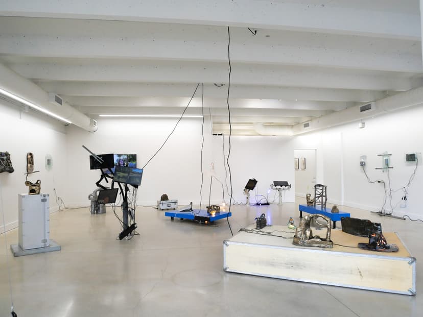 Installation view, Jillian Mayer: Placeholder Future, David Castillo, Miami, 2026