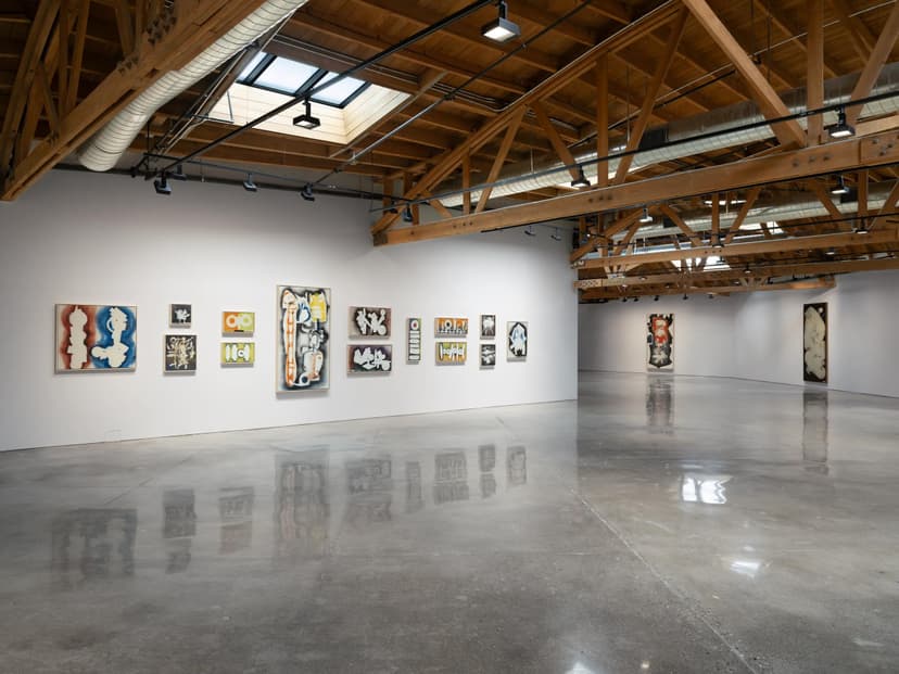 Installation view, David Smith: Night Window: Spray Paintings, 1958-1964, Hauser & Wirth, West Hollywood, West Hollywood, 2026