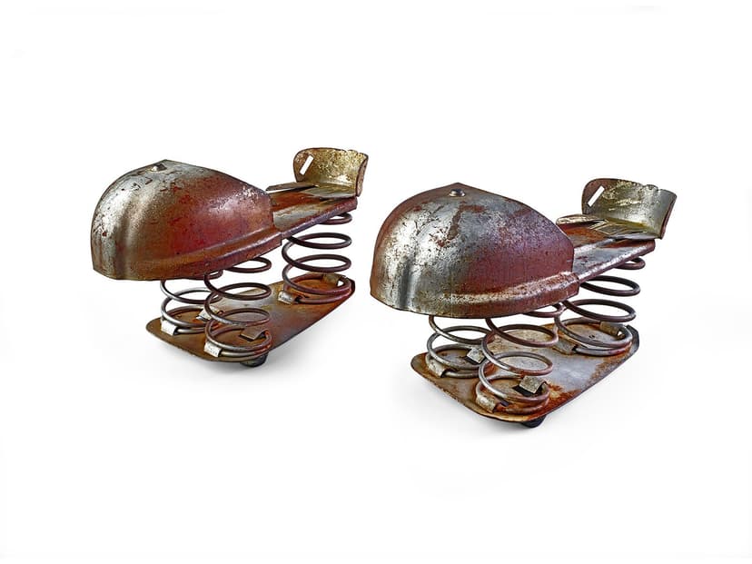 Toy, Rocket Shoes, c. 1953, United States, metal, paint. The Wolfsonian鈥揊IU, The Mitchell Wolfson, Jr. Collection