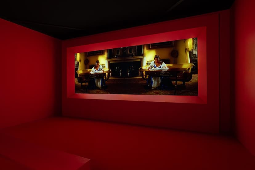 Installation view, Isaac Julien: Vagabondia, The Bass, Miami Beach, 2025. Photo: Zaire Aranguren