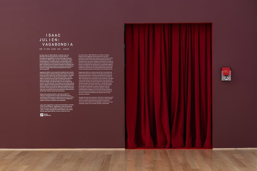 Installation view, Isaac Julien: Vagabondia, The Bass, Miami Beach, 2025. Photo: Zaire Aranguren