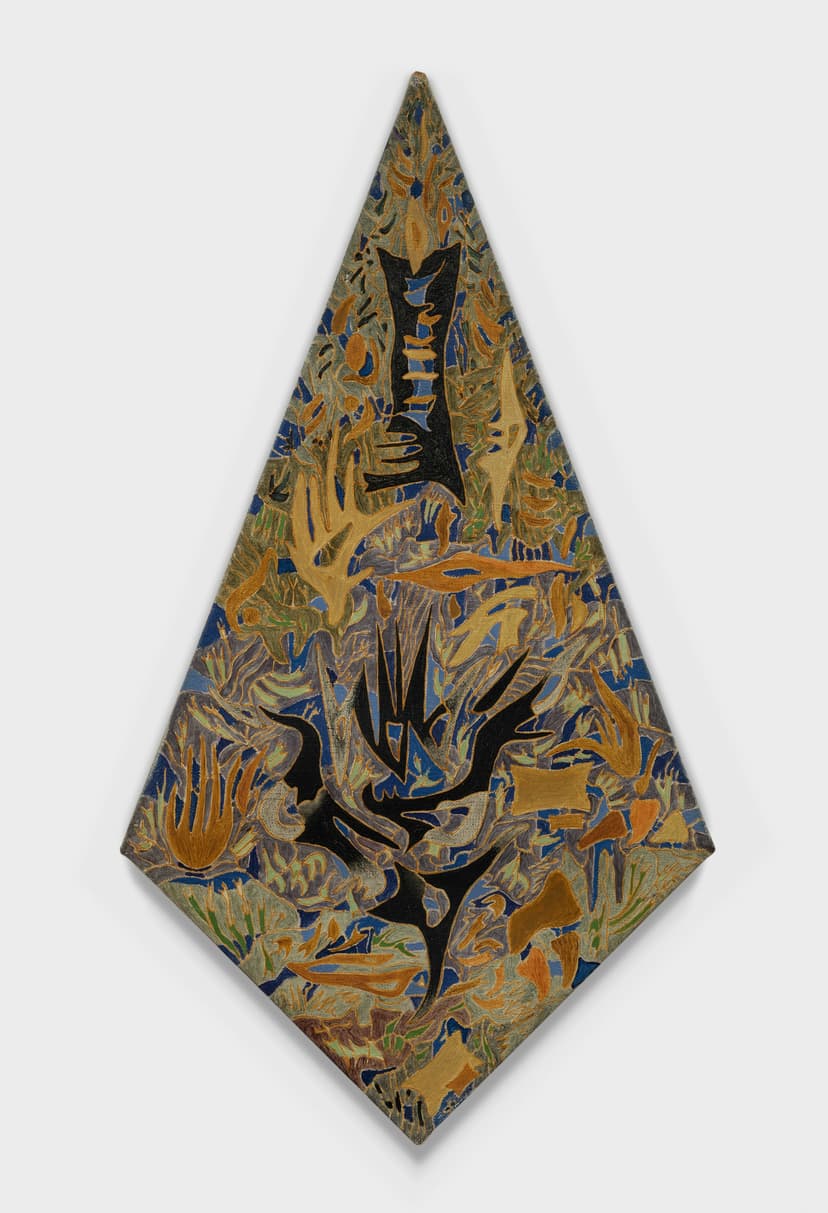 Manoucher Yektai, Untitled, 1949, oil on canvas. Courtesy of the Manoucher Yektai Estate