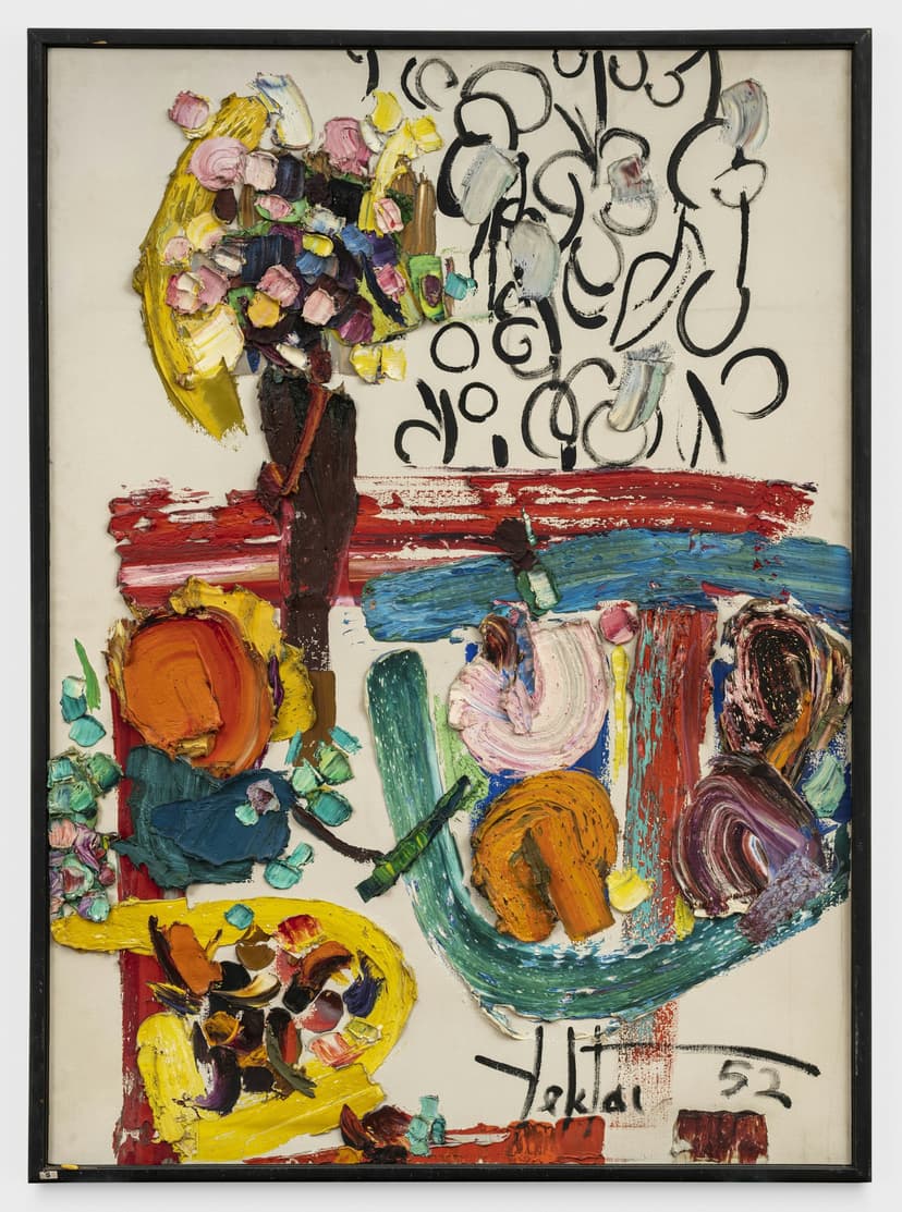 Manoucher Yektai, Curtain and Still Life, 1952, oil on canvas. Courtesy of the Manoucher Yektai Estate