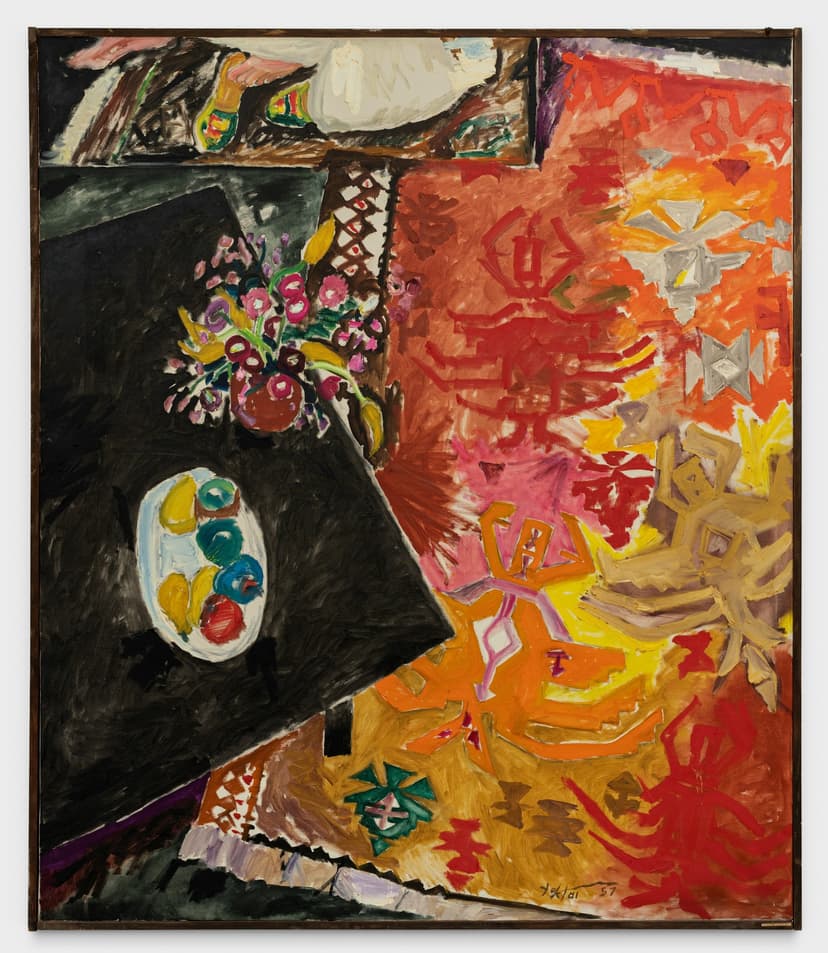 Manoucher Yektai, Untitled, 1957, oil on canvas. Courtesy of the Manoucher Yektai Estate