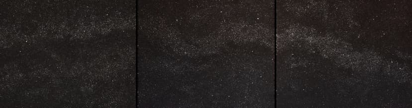 William T Carson, Kairos, coal and mica on wood, 48 x 180 inches total, Three panels: 48 x 60 inches each, (2 inches spacing between each panel), Must be sold together as a triptych