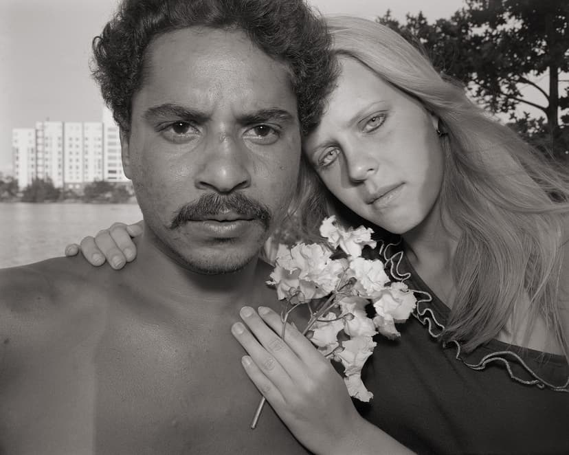 Stephen DiRado, Bell Pond: Freddy and Teri, 1983 (printed 1984), gelatin silver print