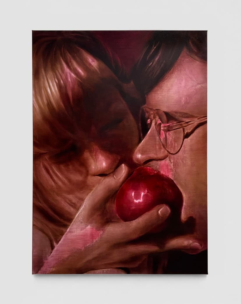 Tomas Harker, Things Fall Apart, 2026, oil on canvas, 78 1/2 x 55 in. (200 x 140 cm)