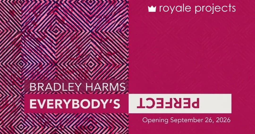 Bradley Harms, Everybody's Perfect, Royale Projects, 2026