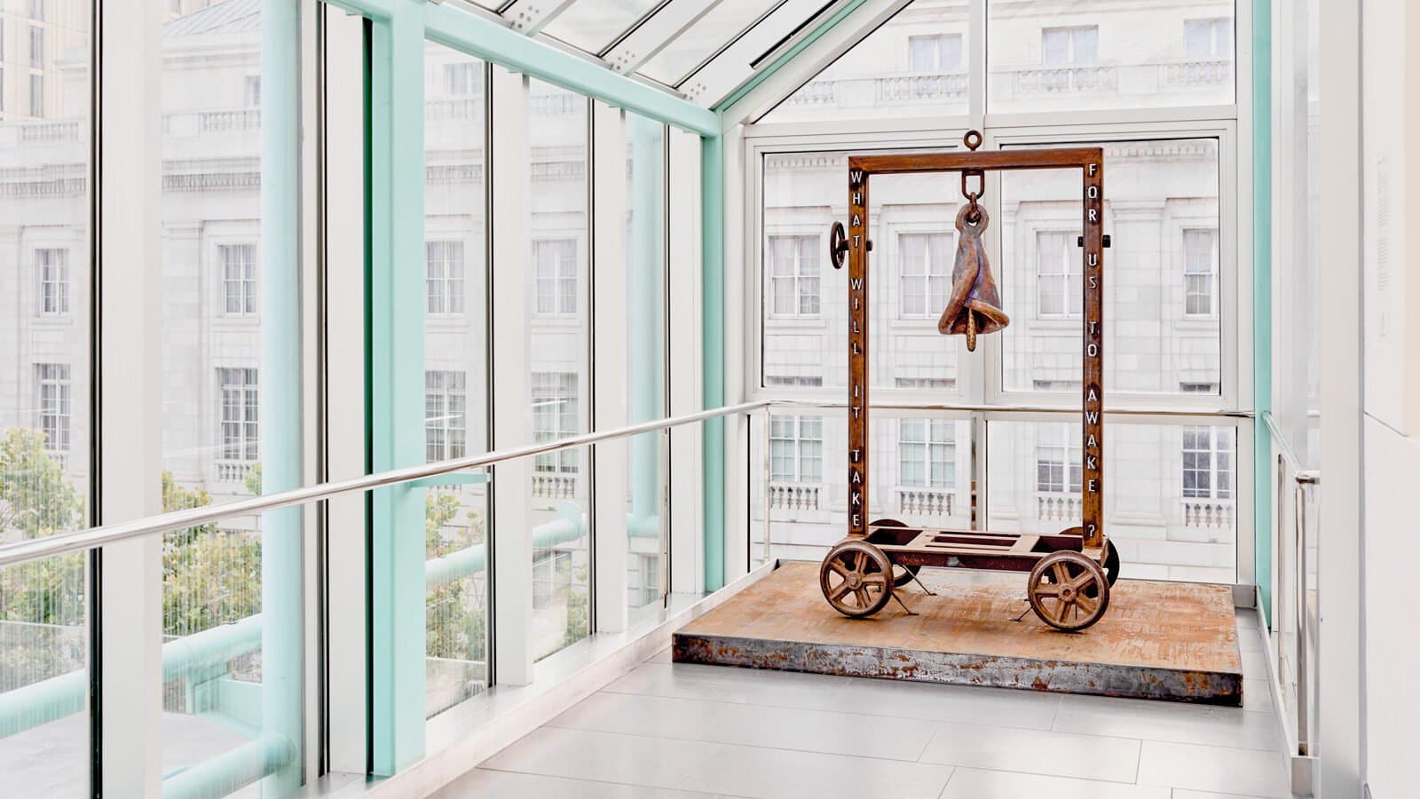 Installation view, Ashwini Bhat: What Will It Take / For Us To Awake?, Asian Art Museum, San Francisco