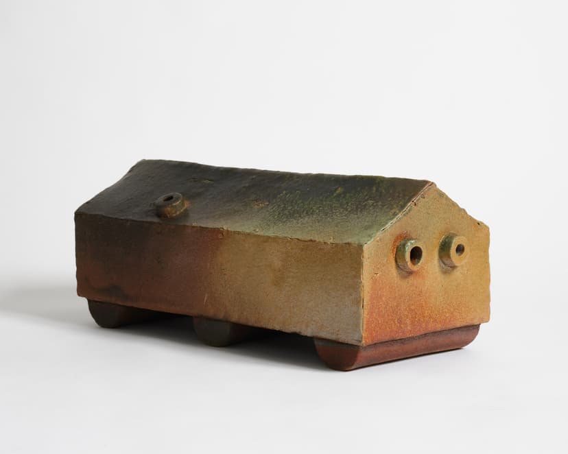 George Sherman, Rolling Bridge, 2025, High-Fire Ceramic, Glaze, 8.5 H × 21.0 W × 9.5 D in.
