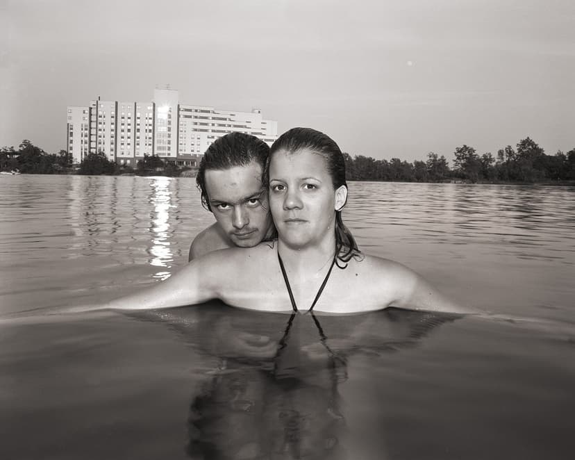 Stephen DiRado, Bell Pond: Couple, 1983 (printed 2026), archival pigment print