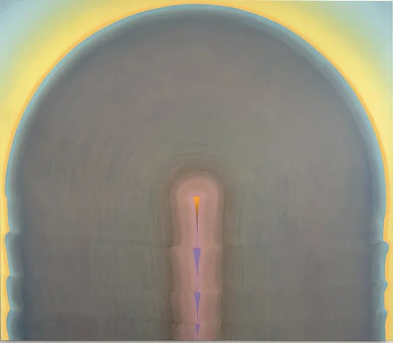 Osamu Kobayashi, Origin, 2026, oil on canvas, 75 x 88 in. (190.5 x 223.5 cm)