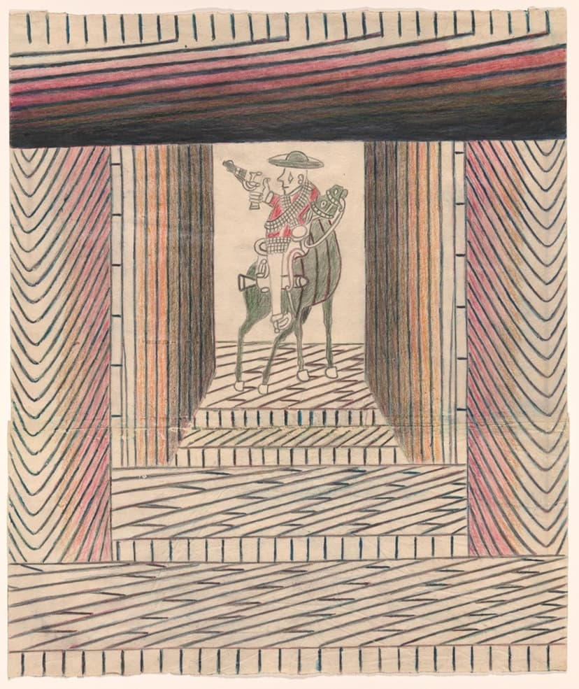 Untitled (Jinete with Red Shirt No. 3)