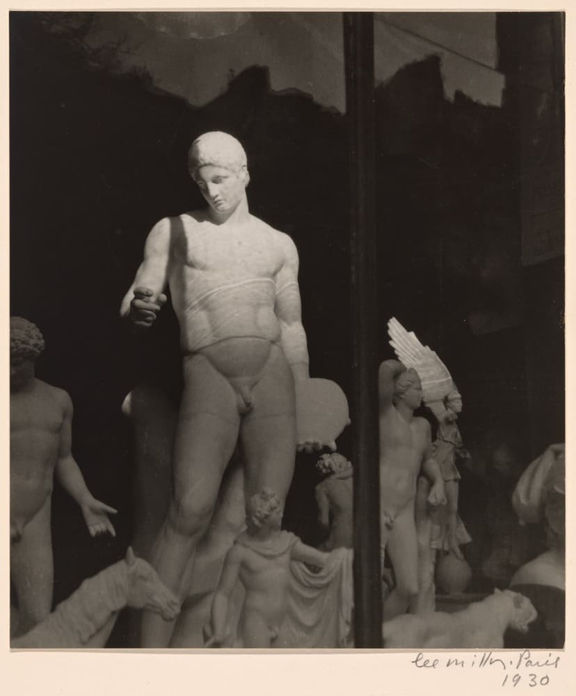 Sculpture in Window, Paris