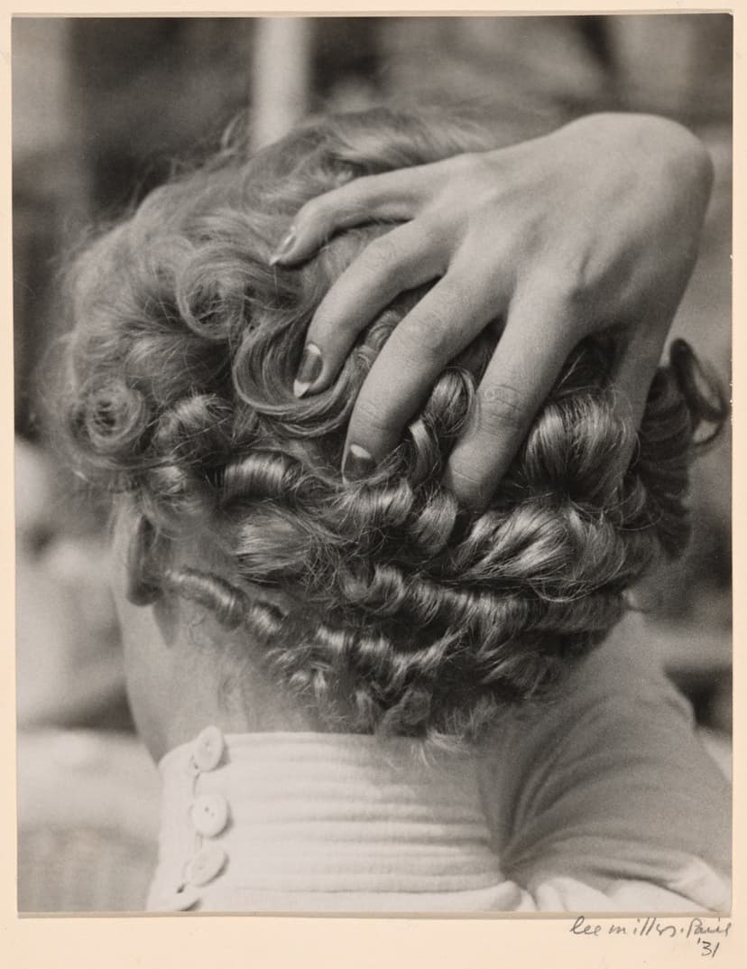 Woman with Hand on Head, Paris