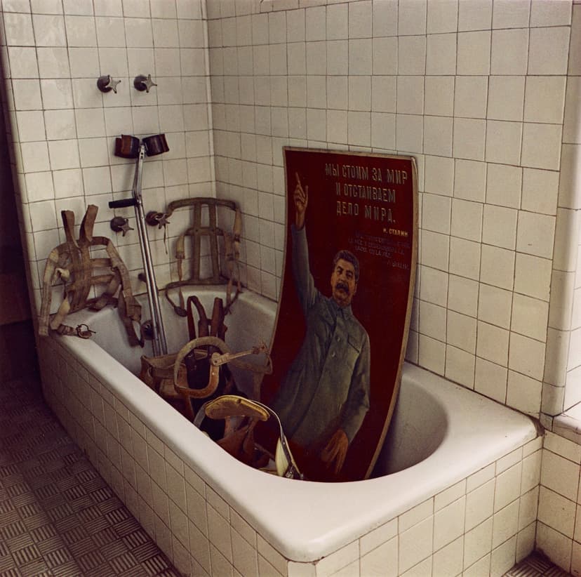 Photograph from the series El baño de Frida / Frida’s Bathroom, 2005; printed 2007, Graciela Iturbide. Dye imbibition print. Getty Museum. Gift of Daniel Greenberg and Susan Steinhauser. © Graciela Iturbide